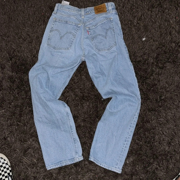 Custom Altered Levi Wedgie Straight leg jeans - Picture 7 of 16